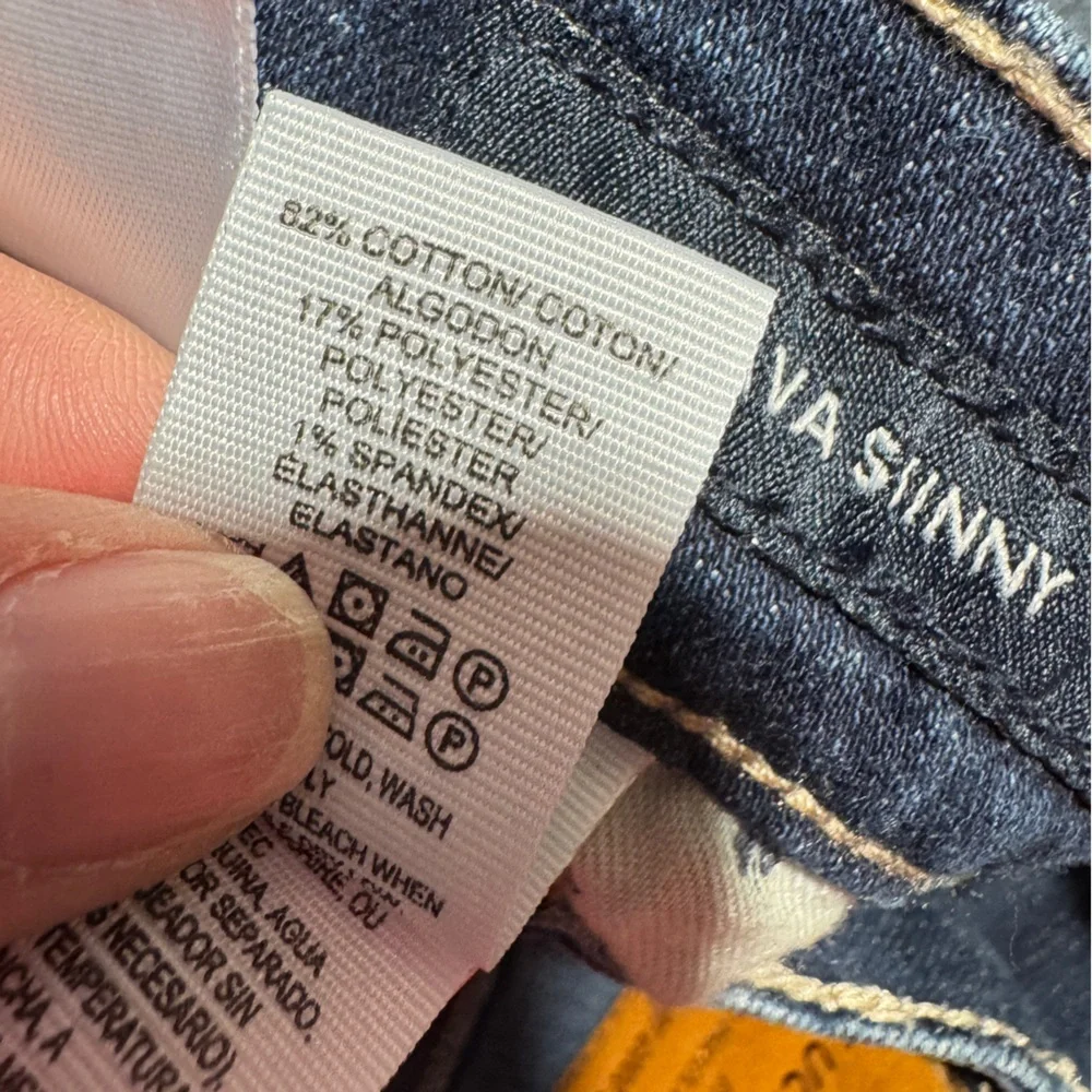 Lucky‎ Brand Jeans Ava Skinny 2 26 Raw Released Hem Stretch